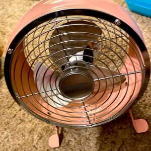 Pink, adjustable, mini fan, c-type